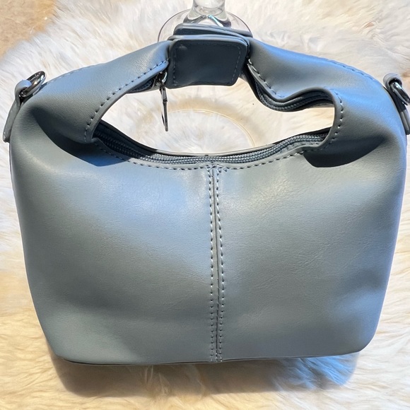 Honey Blue Snap Top Handle Bag - Picture 3 of 12